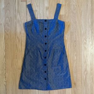 DEREK LAM Design Nation Chambray Above Knee Tank Top Dress , Size 8